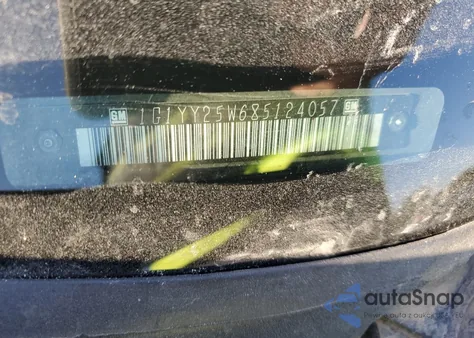 2008 Chevrolet Corvette from USA, damaged, VIN 1G1YY25W685124057